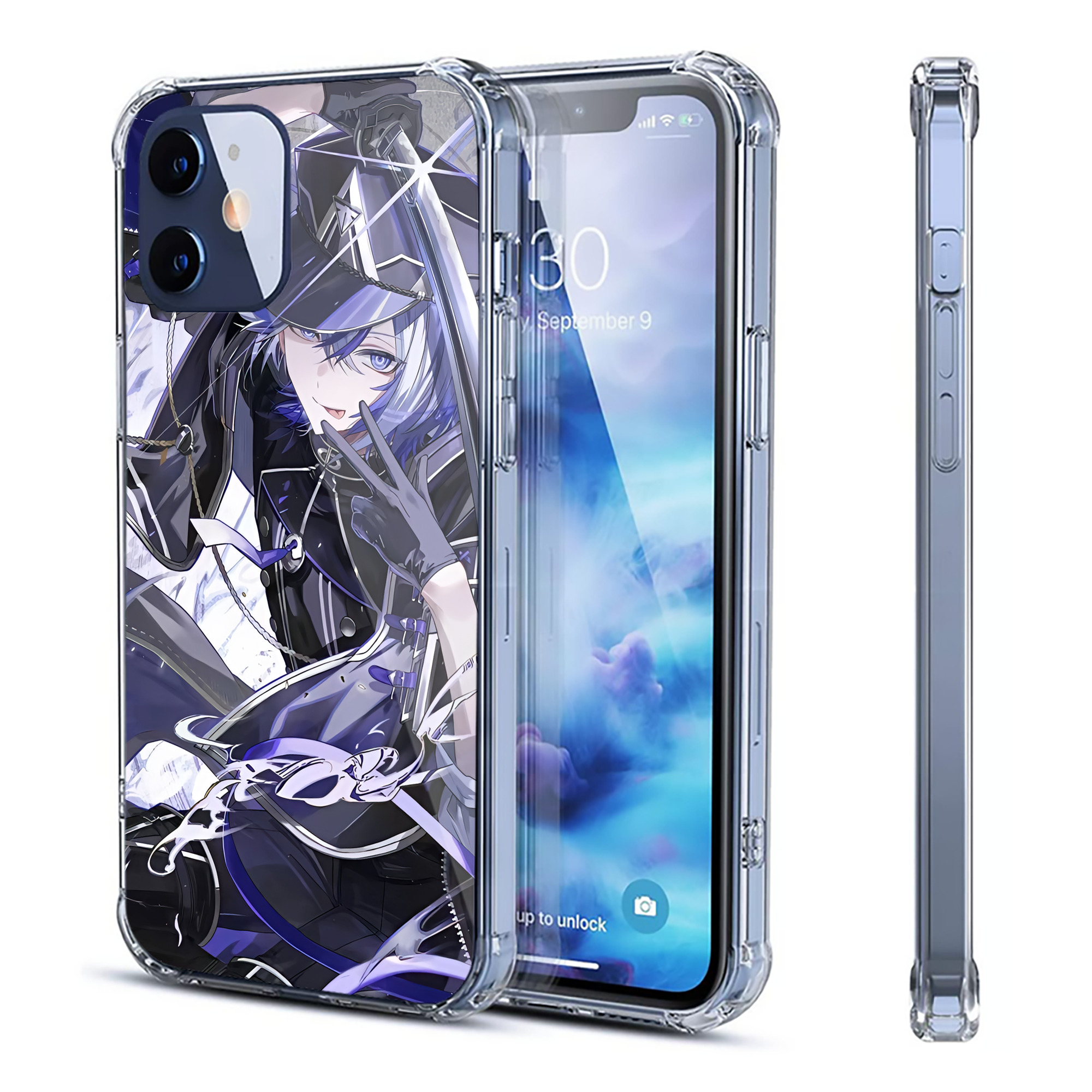（画像用） 刀剣乱舞 Touken Ranbu 【iPhone 12シリーズ対応】透明スマホケース（クリアソフトケース）